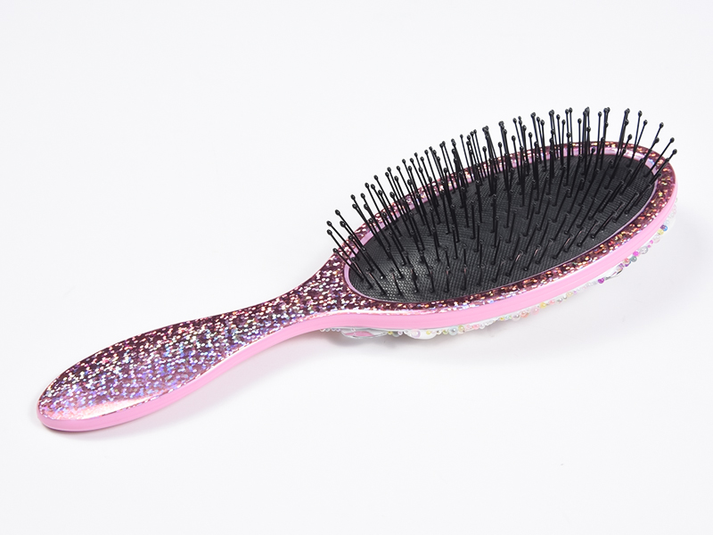 Takı Bling Oval Dolaşık Açıcı Saç Fırçası