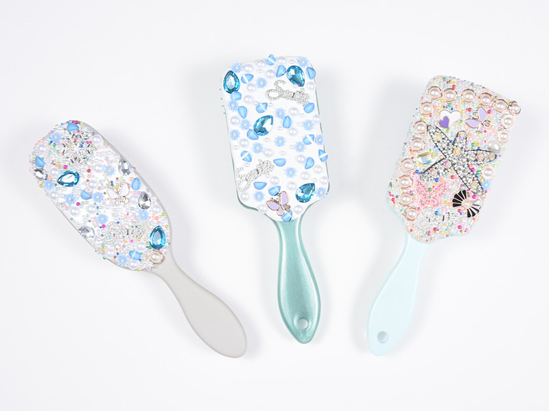 Takı Bling Oval Dolaşık Açıcı Saç Fırçası