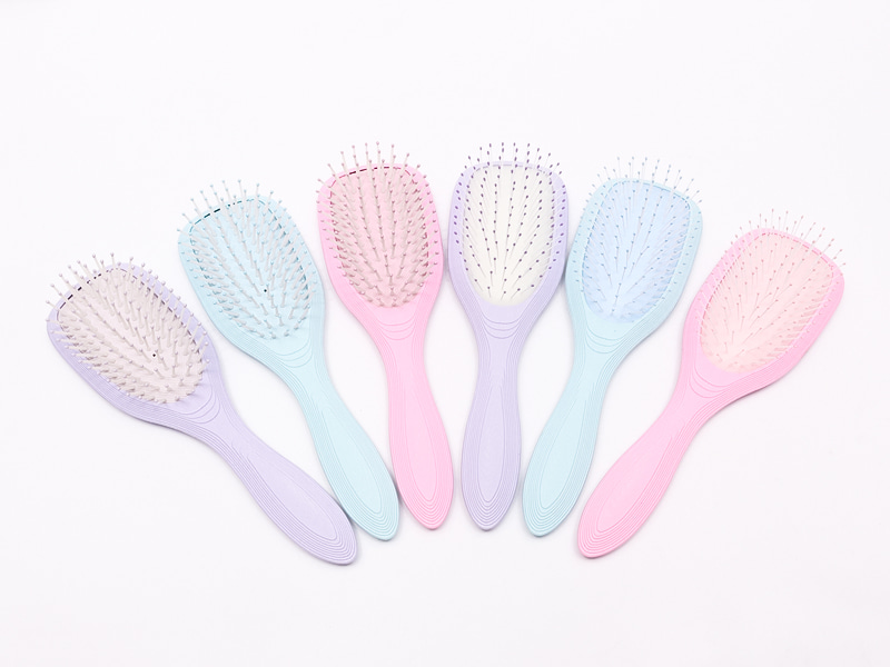 Çevre Dostu Fiber Buğday Samanı Dolaşık Açıcı Saç Fırçası