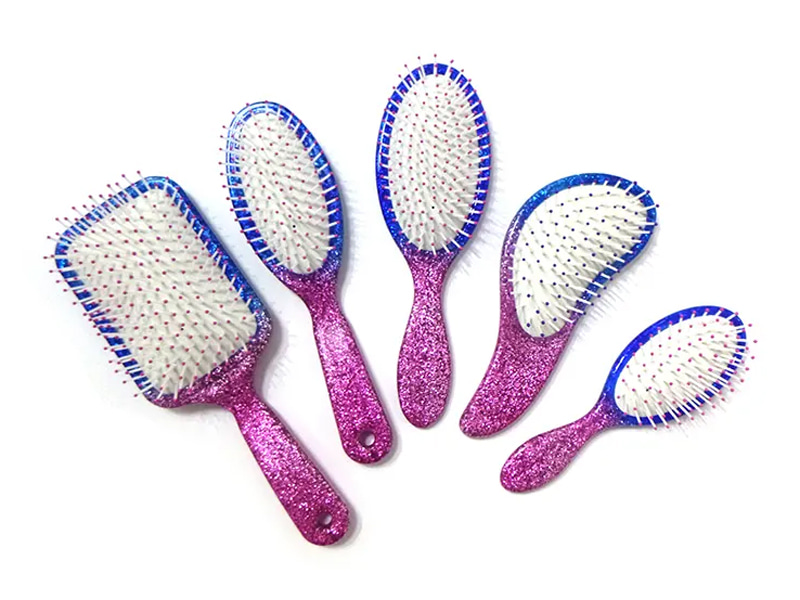 Paddle Plastik Fönleme Şampuan Eğrisi Dalga Saç Fırçası