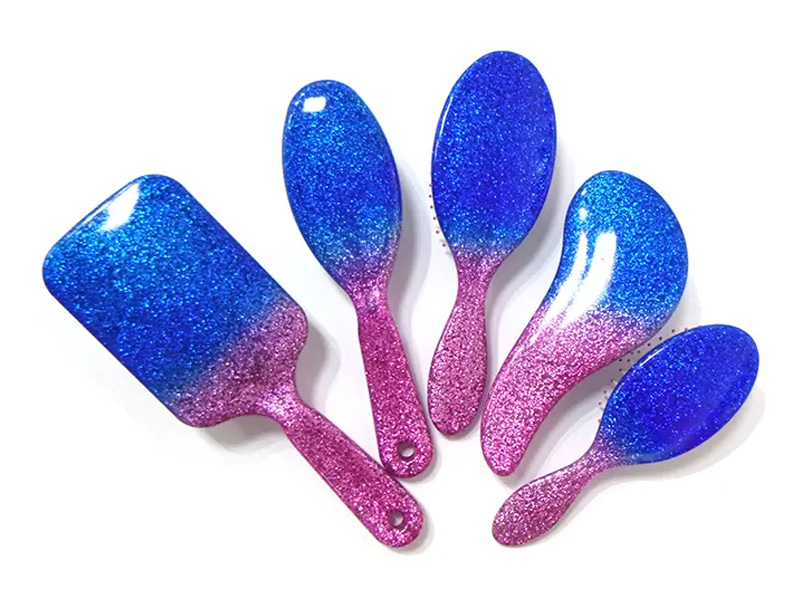 Paddle Plastik Fönleme Şampuan Eğrisi Dalga Saç Fırçası