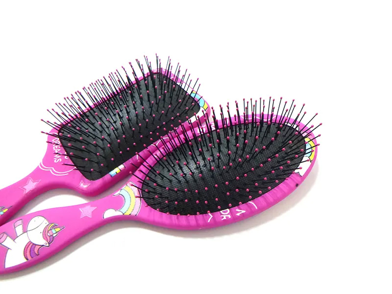 Çocuk Bebek Küçük Siyah Pimli Islak Mini Dolaşık Açıcı Saç Fırçası