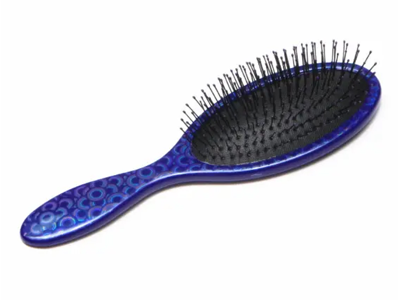 Fantezi Baskılı Parlak Oval Dolaşık Açıcı Fırça