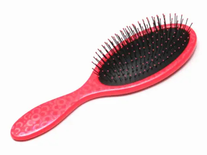 Fantezi Baskılı Parlak Oval Dolaşık Açıcı Fırça