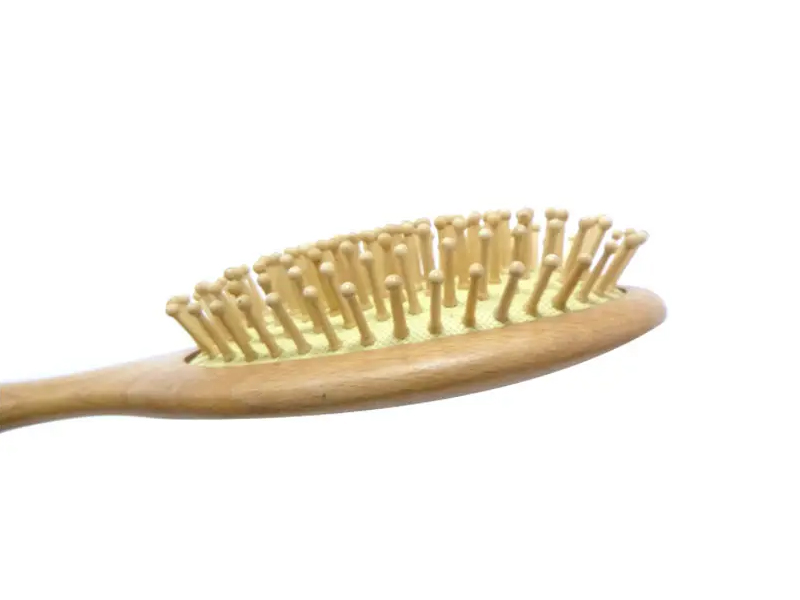 Ahşap Dolaşık Açıcı Oval Domuz Kılı Saç Fırçası