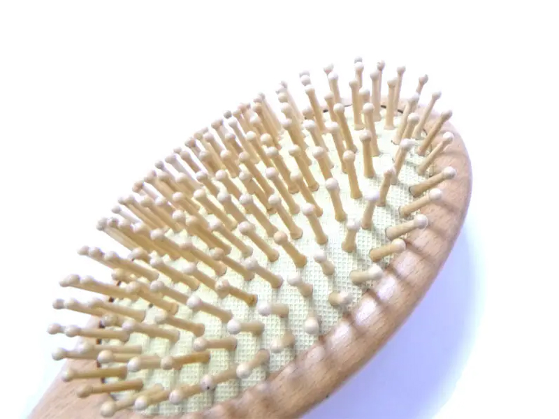 Ahşap Dolaşık Açıcı Oval Domuz Kılı Saç Fırçası
